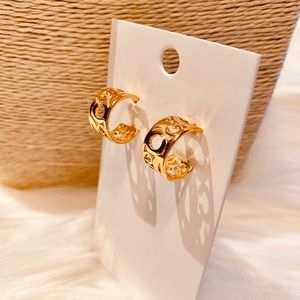 Coach Gold Hoop Earrings
